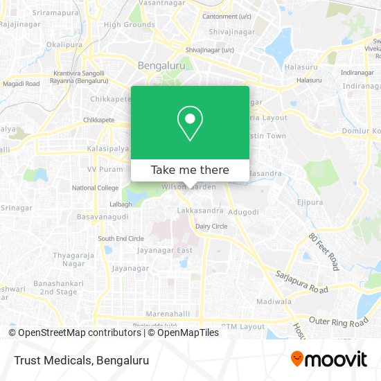 Trust Medicals map