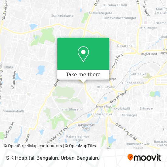S K Hospital, Bengaluru Urban map