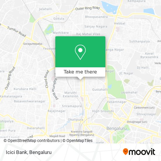 Icici Bank map