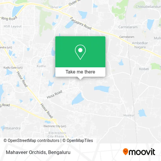 Mahaveer Orchids map