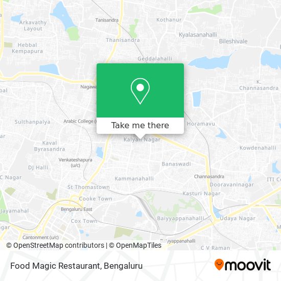 Food Magic Restaurant map