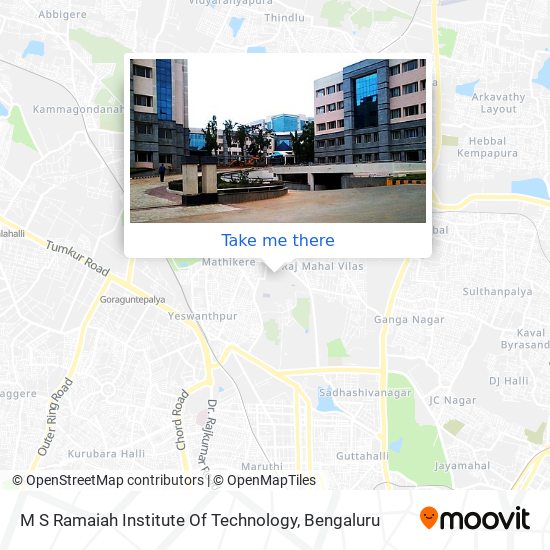 M S Ramaiah Institute Of Technology map