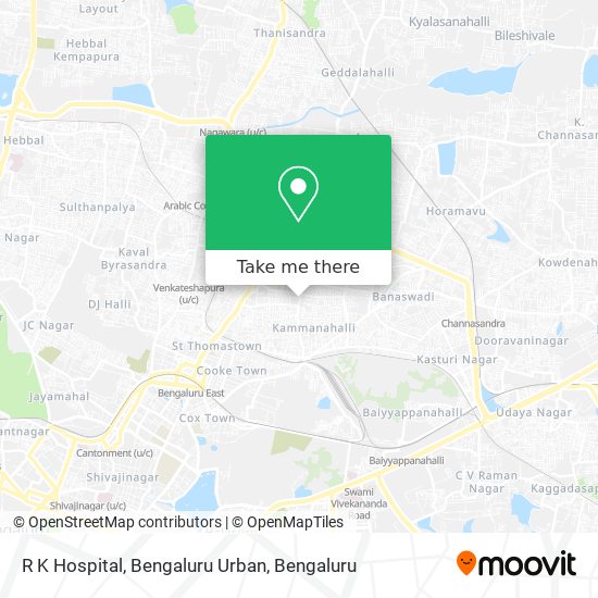 R K Hospital, Bengaluru Urban map