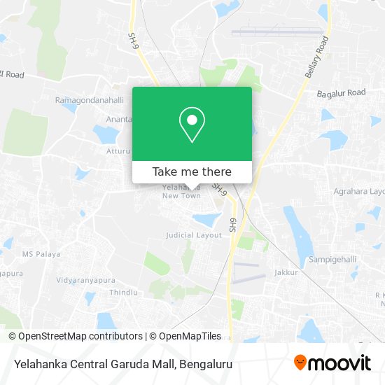 Yelahanka Central Garuda Mall map