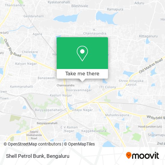 Shell Petrol Bunk map