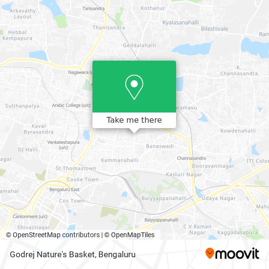 Godrej Nature's Basket map