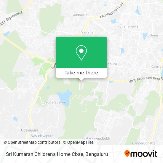 Sri Kumaran Children's Home Cbse map