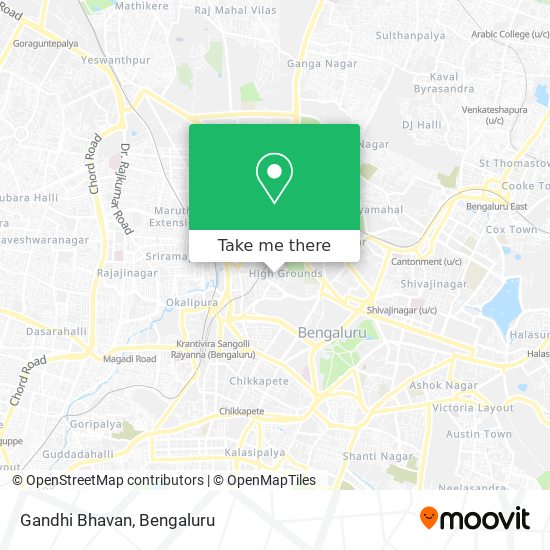 Gandhi Bhavan map