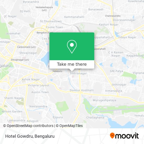 Hotel Gowdru map