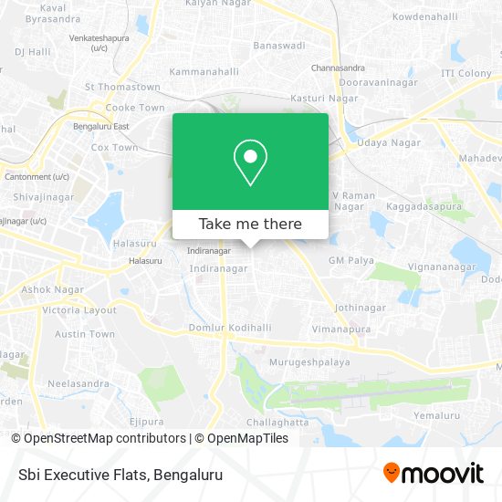 Sbi Executive Flats map