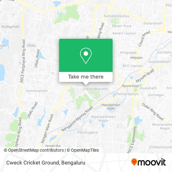 Cweck Cricket Ground map