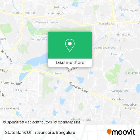 State Bank Of Travancore map