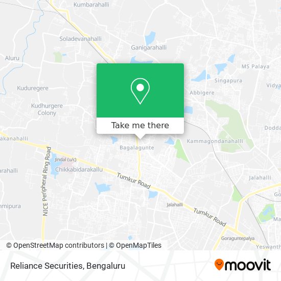 Reliance Securities map