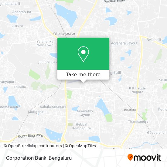 Corporation Bank map