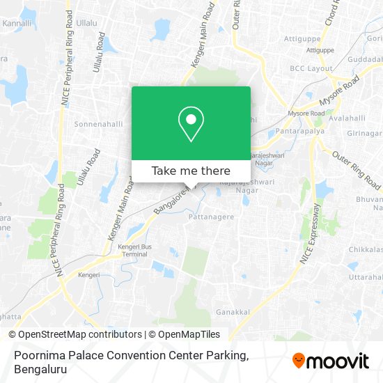 Poornima Palace Convention Center Parking map