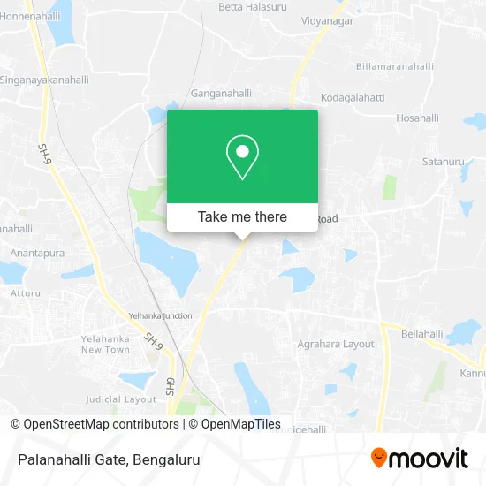 Palanahalli Gate map