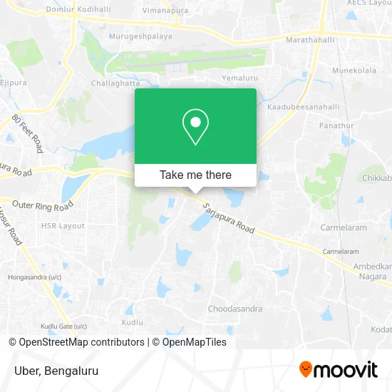 Uber map