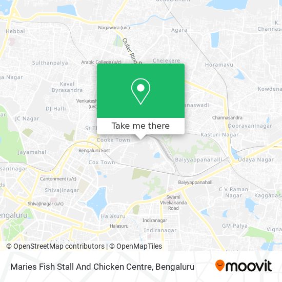 Maries Fish Stall And Chicken Centre map