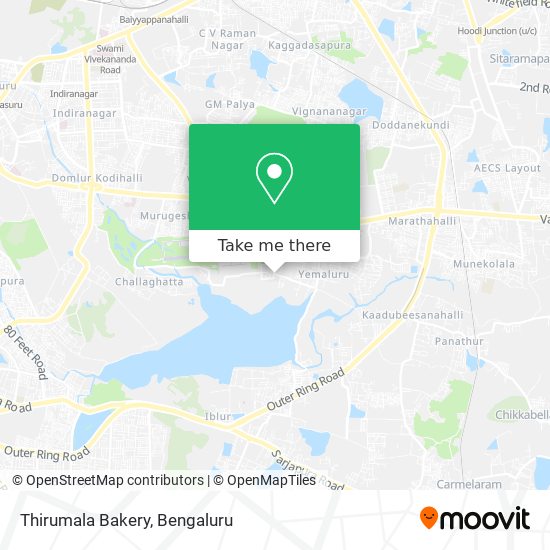 Thirumala Bakery map