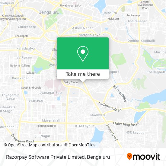 Razorpay Software Private Limited map