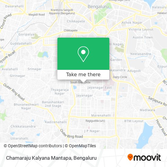 Chamaraju Kalyana Mantapa map