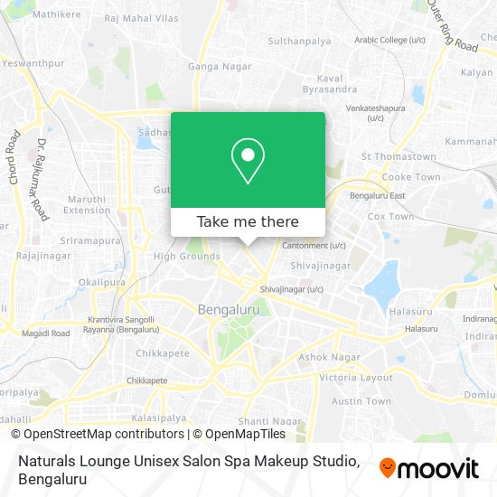 Naturals Lounge Unisex Salon Spa Makeup Studio map