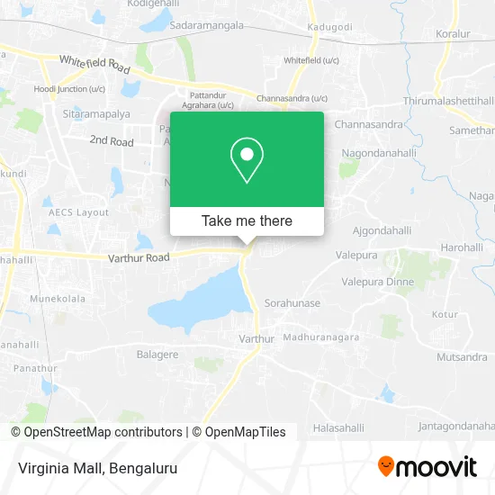 Virginia Mall map