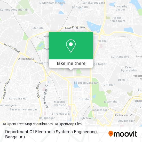 Department Of Electronic Systems Engineering map