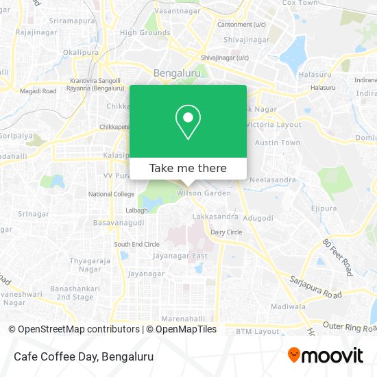 Cafe Coffee Day map