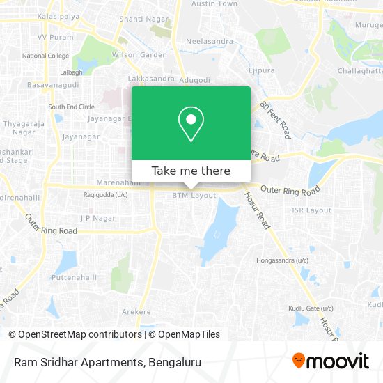 Ram Sridhar Apartments map