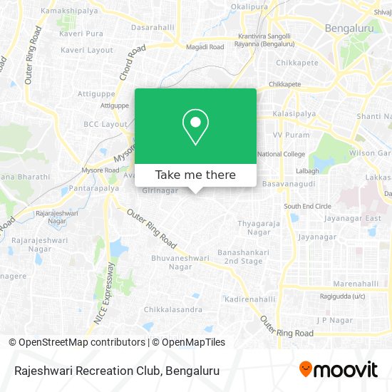 Rajeshwari Recreation Club map