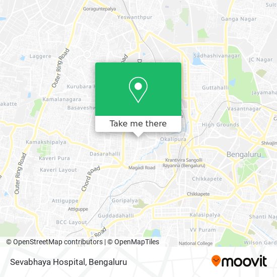 Sevabhaya Hospital map