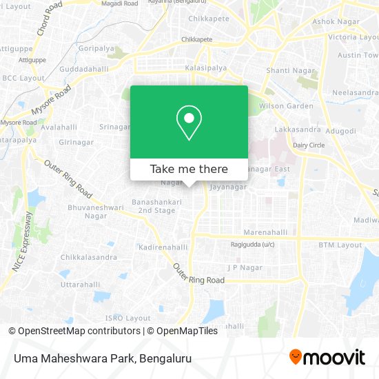 Uma Maheshwara Park map