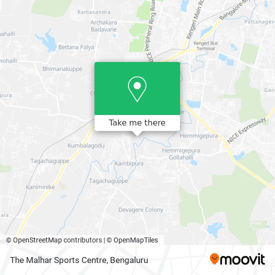The Malhar Sports Centre map