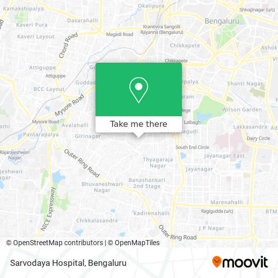Sarvodaya Hospital map
