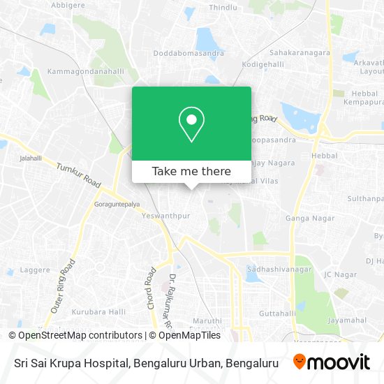 Sri Sai Krupa Hospital, Bengaluru Urban map