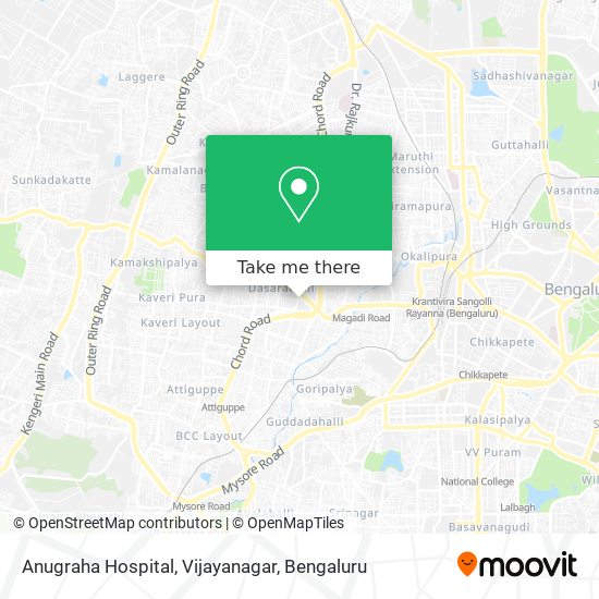 Anugraha Hospital, Vijayanagar map