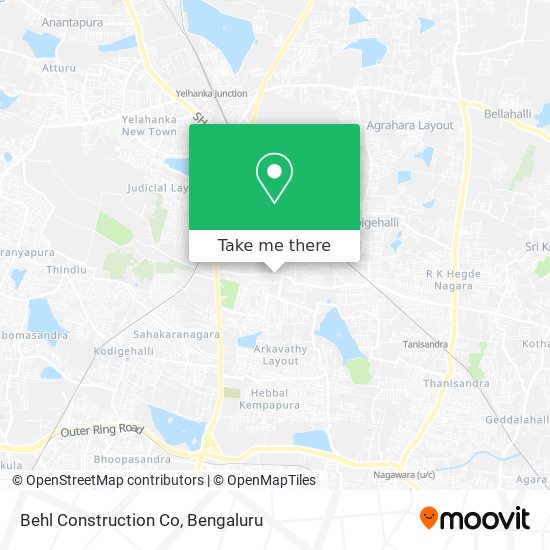 Behl Construction Co map