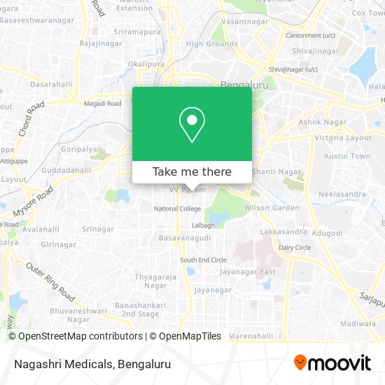 Nagashri Medicals map