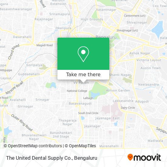 The United Dental Supply Co. map