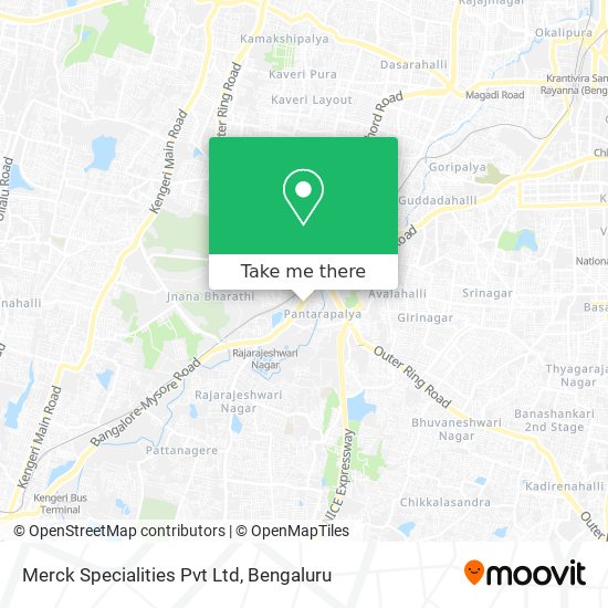 Merck Specialities Pvt Ltd map