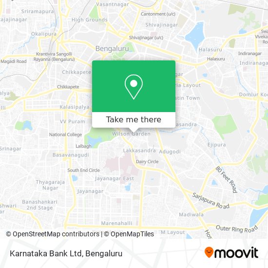 Karnataka Bank Ltd map