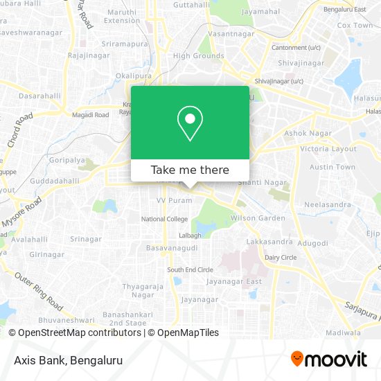 Axis Bank map