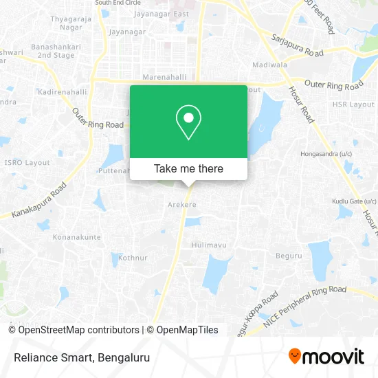 Reliance Smart map