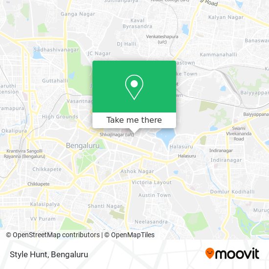 Style Hunt map