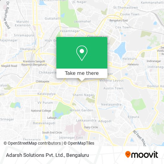 Adarsh Solutions Pvt. Ltd. map