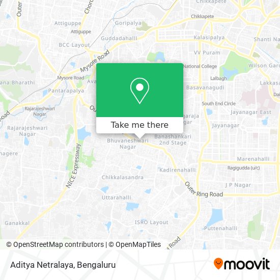 Aditya Netralaya map