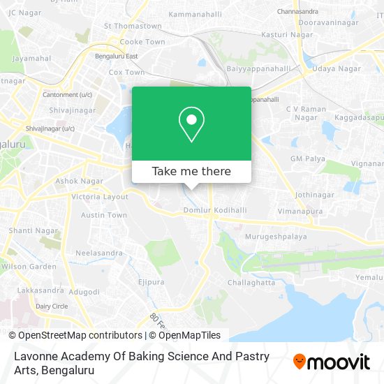 Lavonne Academy Of Baking Science And Pastry Arts map