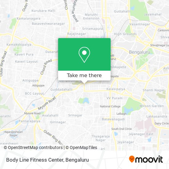 Body Line Fitness Center map