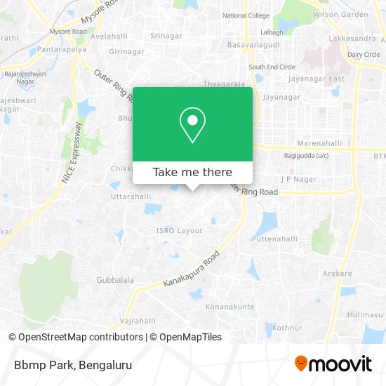 Bbmp Park map